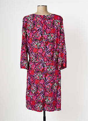 Rochie midi imprimeu floral mâneci lungi violet DIANE LAURY femeie
