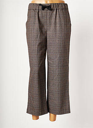 Pantalon trei sferturi maro DIANE LAURY femeie