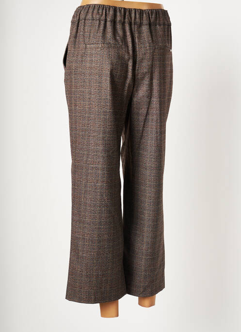 Pantalon trei sferturi maro DIANE LAURY femeie