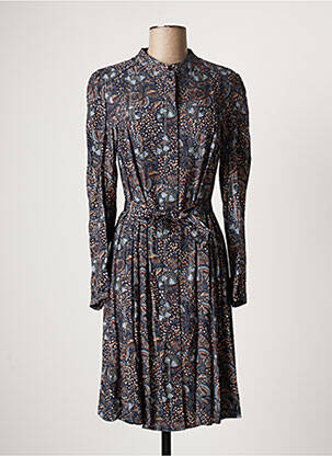 Rochie midi albastru JULIE GUERLANDE femeie