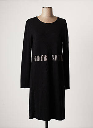 Rochie pulover negru JULIE GUERLANDE femeie