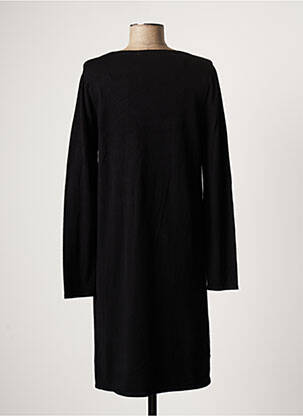 Rochie pulover croială dreaptă mâneci lungi negru JULIE GUERLANDE femeie