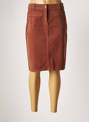 Fustă midi maro JULIE GUERLANDE femeie