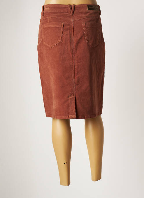 Fustă midi maro JULIE GUERLANDE femeie