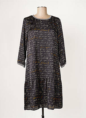 Rochie midi negru DIVAS femeie