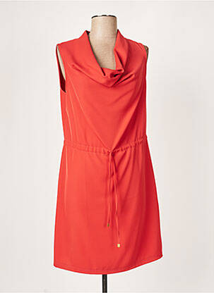 Rochie scurtă portocaliu ELEONORA AMADEI femeie