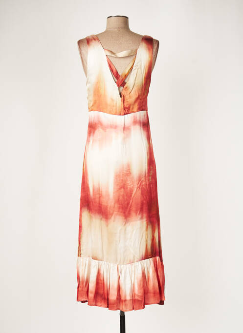 Rochie lungă portocaliu ELEONORA AMADEI femeie