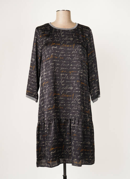 Rochie midi negru DIVAS femeie