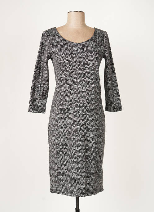 Rochie midi gri ELEONORA AMADEI femeie