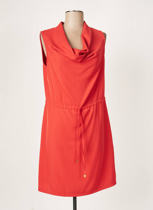 Rochie scurtă portocaliu ELEONORA AMADEI femeie