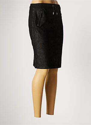 Fustă midi negru DIVAS femeie