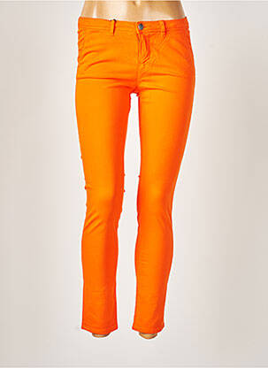 Pantalon slim portocaliu SCHOOL RAG femeie