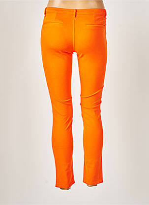 Pantalon slim elasticitate mărime normală portocalie SCHOOL RAG femeie