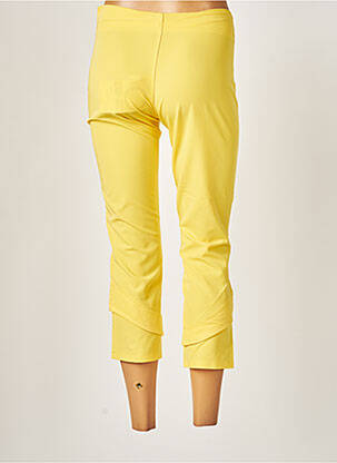 Pantalon slim elasticitate mărime normală galben LO! LES FILLES femeie