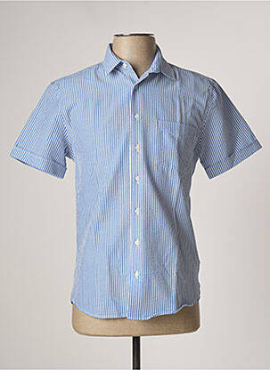 Cămașă cu mâneci scurte albastru IZAC bărbat