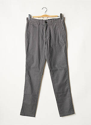 Pantalon chino elasticitate mărime normală gri SELECTED bărbat