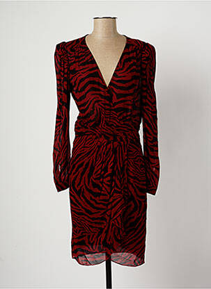 Rochie midi roșu BA&SH femeie