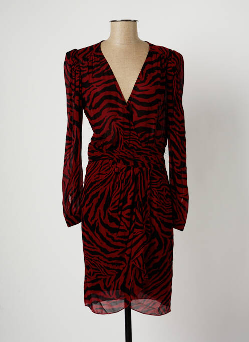 Rochie midi roșu BA&SH femeie