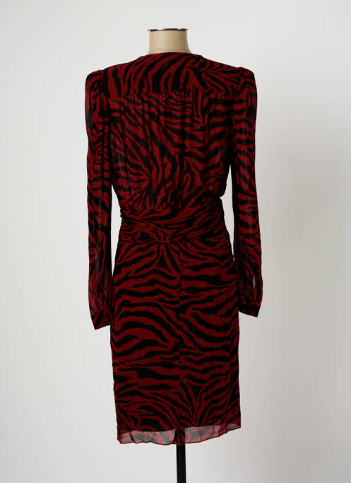 Rochie midi roșu BA&SH femeie