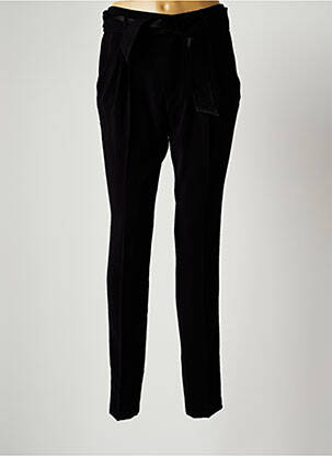 Pantalon drept țesătură crep mărime normală negru BARBARA BUI femeie