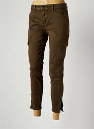 Pantalon 7/8 elasticitate mărime normală verde FIVE femeie