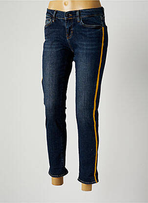 Blugi cu croială slim albastru FIVE femeie