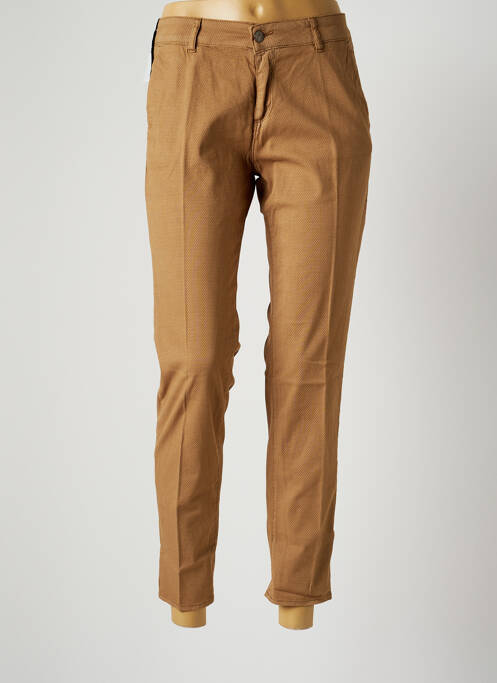 Pantalon chino maro FIVE femeie