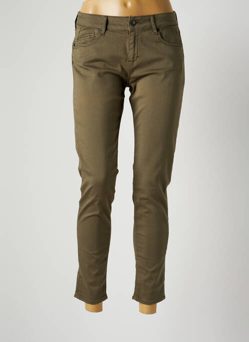 Pantalon slim verde FIVE femeie