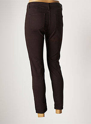 Pantalon slim talie elastică mărime normală maro DENIM STUDIO femeie