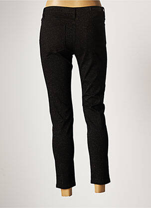 Pantalon slim talie elastică mărime normală negru DENIM STUDIO femeie
