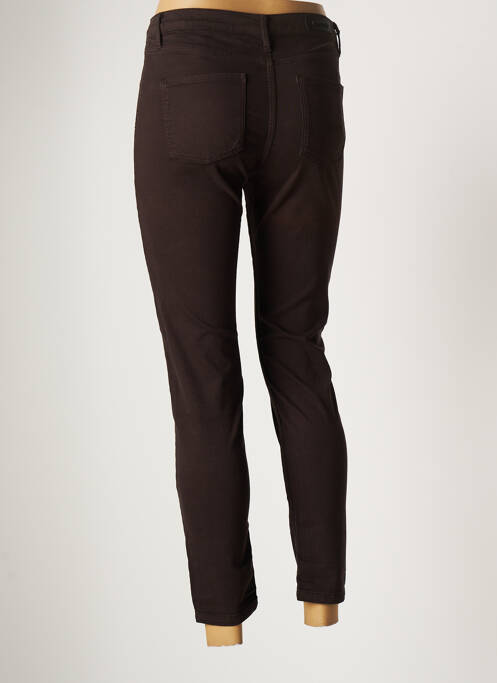 Pantalon slim maro DENIM STUDIO femeie