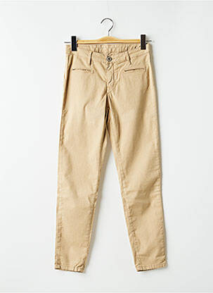 Pantalon slim bej DENIM STUDIO femeie