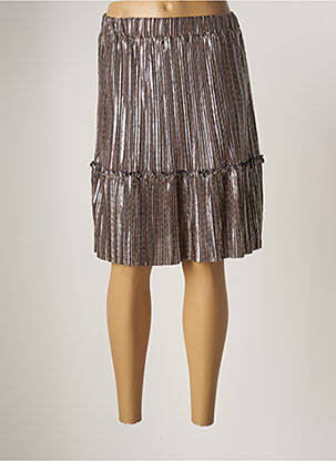 Fustă midi bej VINTAGE femeie