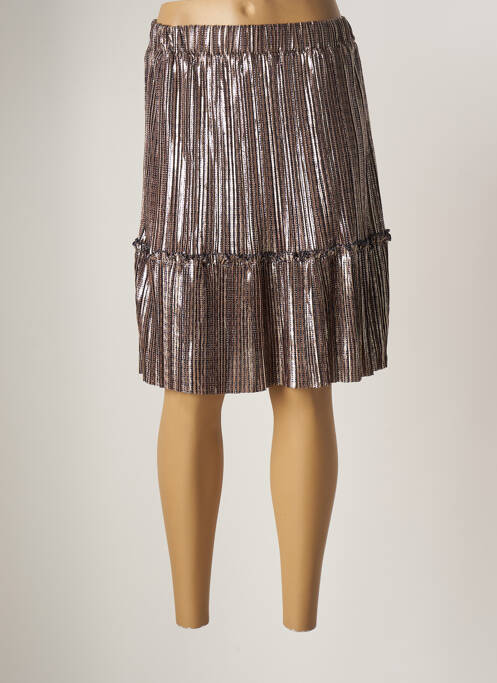 Fustă midi bej VINTAGE femeie