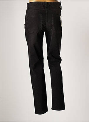 Pantalon drept talie elastică negru FIVE femeie