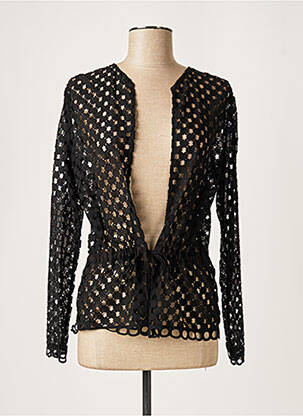 Vestă cu mâneci lungi negru CARVEN femeie