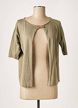 Vestă cu mâneci scurte verde FABIANA FILIPPI femeie