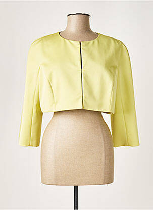 Jachete casual guler rotund verde PAULE KA femeie