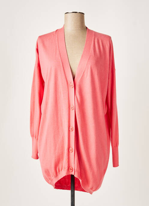 Vestă cu mâneci lungi roz ALLUDE femeie