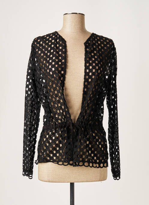 Vestă cu mâneci lungi negru CARVEN femeie