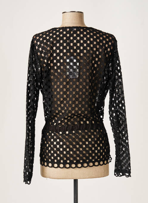 Vestă cu mâneci lungi negru CARVEN femeie