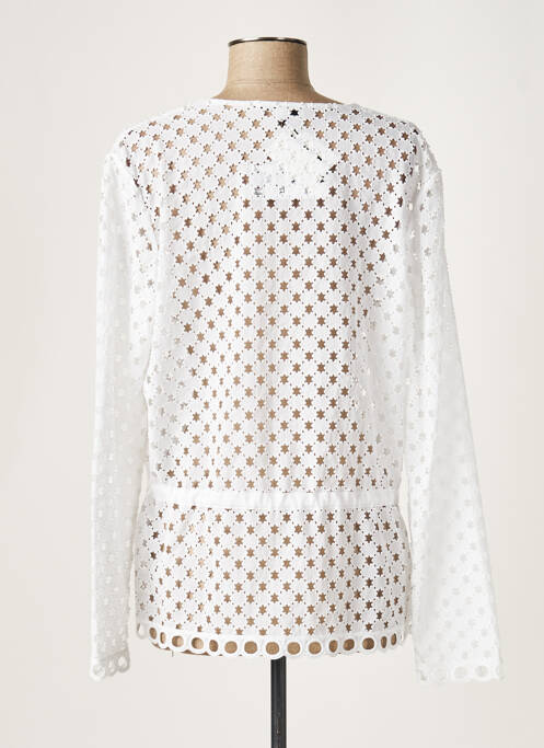 Vestă cu mâneci lungi alb CARVEN femeie