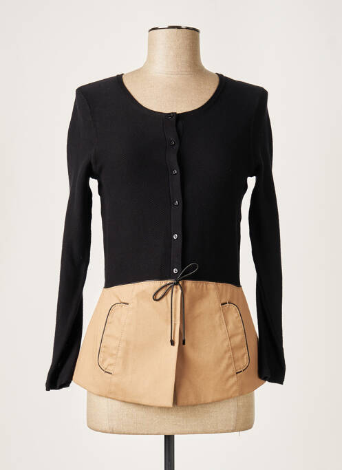 Vestă cu mâneci lungi negru PAULE KA femeie