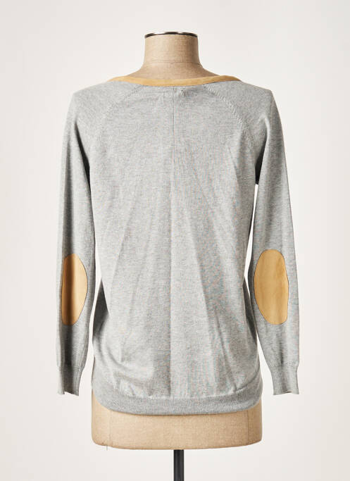 Vestă cu mâneci lungi gri HARTFORD femeie