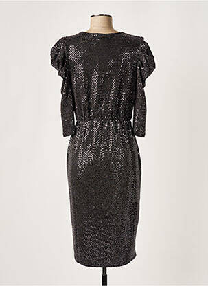Rochie midi mâneci 3/4 mâneci 3/4 negru SET femeie