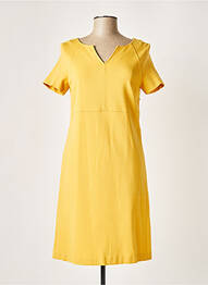 Rochie midi mâneci scurte mâneci scurte galben ROSSO 35 femme