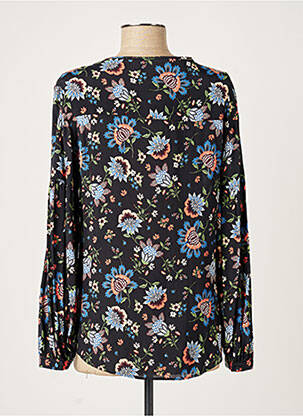 Bluză imprimeu floral mâneci lungi albastru SET femeie
