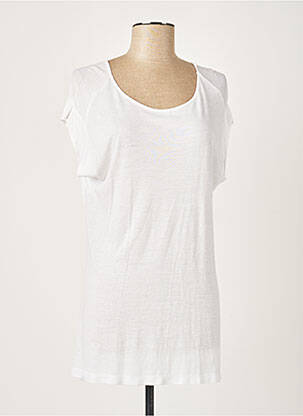 Tunică mâneci scurte alb ALLUDE femeie