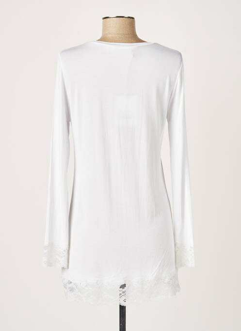 Tunică mâneci lungi alb ALLUDE femeie