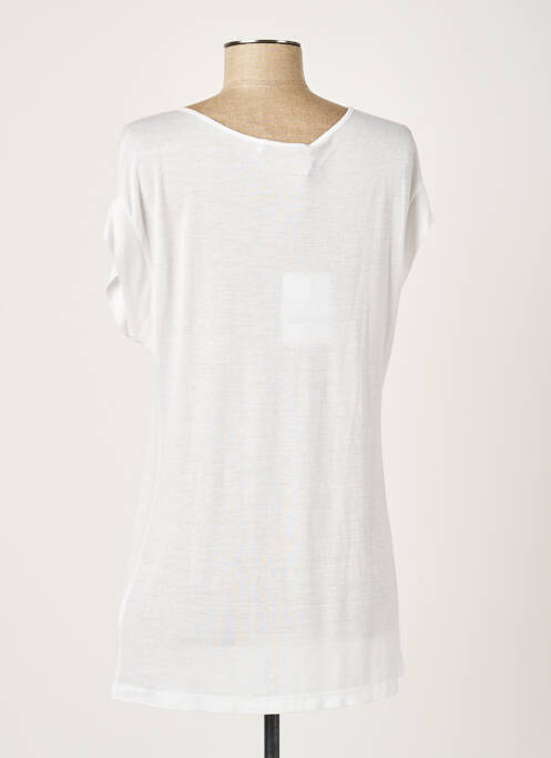 Tunică mâneci scurte alb ALLUDE femeie